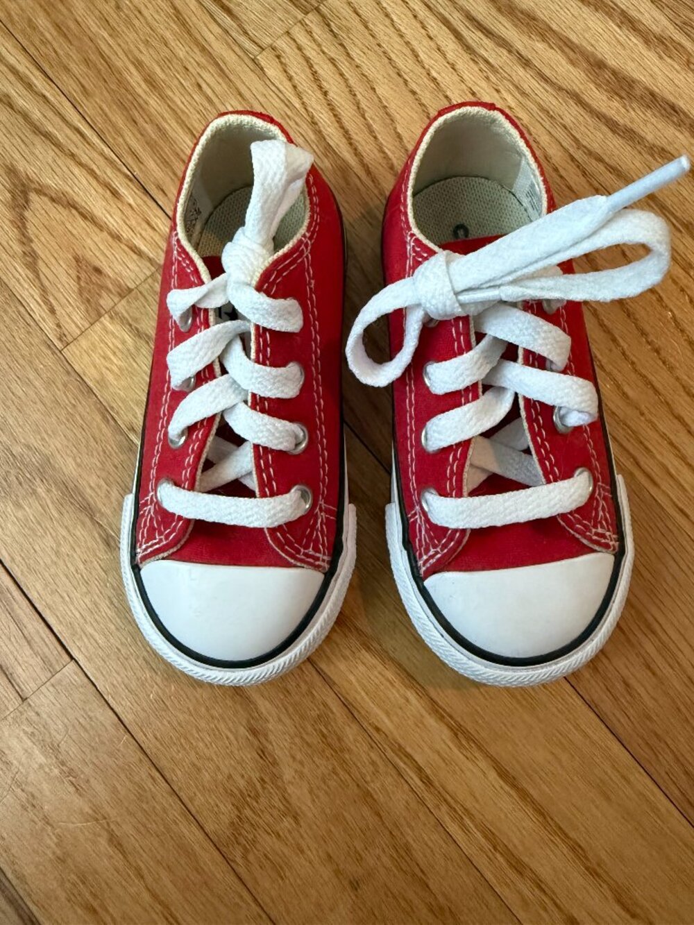 Red Converse Sneakers, Toddler 6